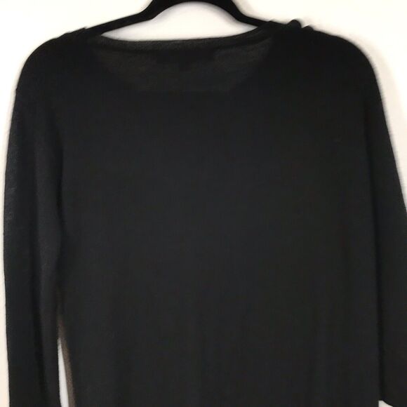 Love Moschino Black Tunic Sweater Size Medium? Asym Sleeve Knit Wool Blend. - Picture 6 of 10